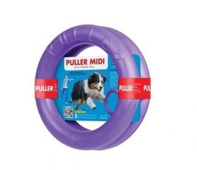 Gumijas suņu gredzens Puller, violets, 2 gab cena un informācija | Suņu rotaļlietas | 220.lv
