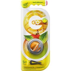 Auto aromāts Natural Fresh GO Sunny Mango, 5 ml цена и информация | Освежители воздуха для салона | 220.lv