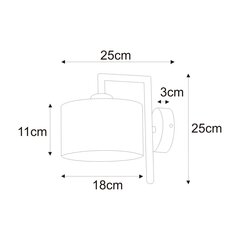 Sienas lampa V-4334 цена и информация | Настенные светильники | 220.lv