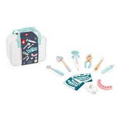 Игрушечный набор стоматолога с аксессуарами Janod, 10 деталей цена и информация | Развивающие игрушки | 220.lv