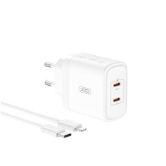 XO CE08 PD Tīkla Lādētājs 50W + USB-C Vads cena un informācija | Lādētāji un adapteri | 220.lv