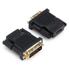 RoGer Переходник c DVI на HDMI / 1440p / 24+1pin цена и информация | Адаптеры и USB разветвители | 220.lv