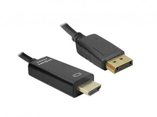 Lamex LXHD791 Kabelis HDMI-DISPLAYPORT 1.8 m / 4K cena un informācija | Kabeļi un vadi | 220.lv