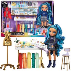 Komplekts Rainbow High liels modes studijas Dream & Design lelle + aksesuāri цена и информация | Игрушки для девочек | 220.lv