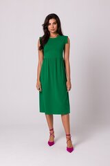 B262 Платье с завышенной талией - сочный зеленый цена и информация | Платья | 220.lv