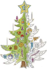 Krāsojama Ziemassvētku eglīte Monumi, 66,5 cm cena un informācija | Modelēšanas un zīmēšanas piederumi | 220.lv