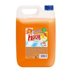 Универсальное средство для мытья полов Floor Orange Blossom Active Soda 24 ч, 5 л цена и информация | Чистящие средства | 220.lv