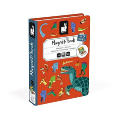 Магнитная книга JANOD Динозавры цена и информация | Развивающие игрушки | 220.lv