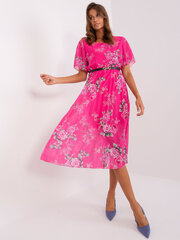 платье dhj-sk-31274-3,21 бежевый/розовый цена и информация | Платья | 220.lv