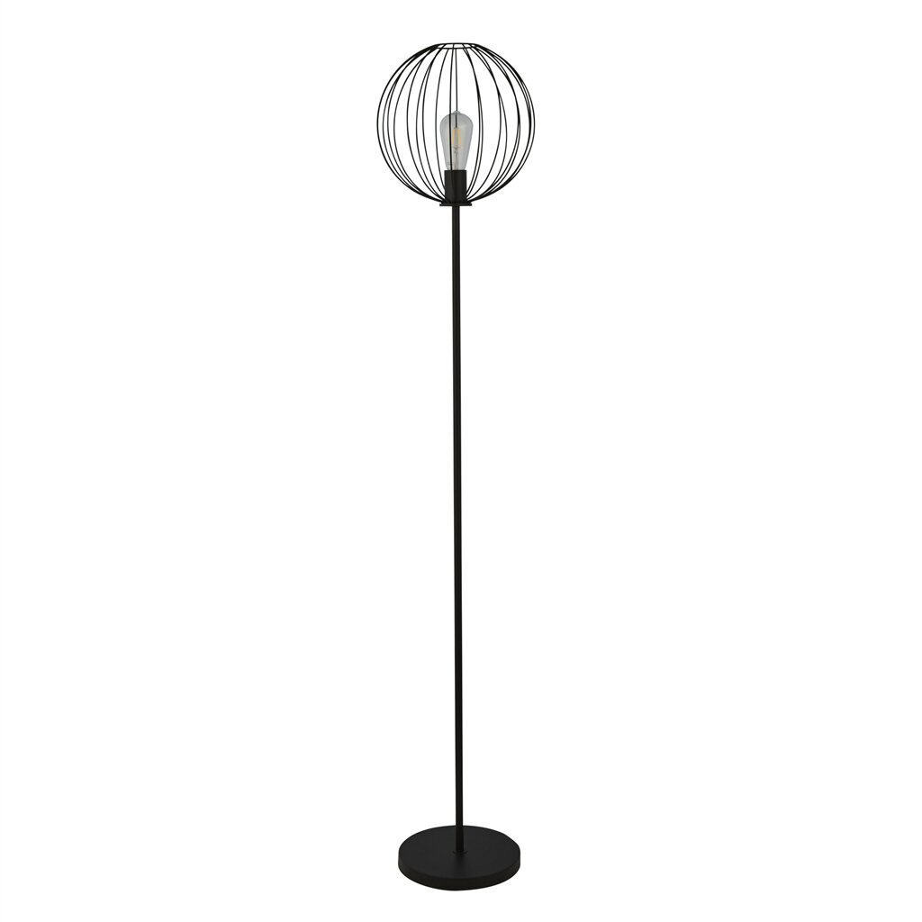 Searchlight stāvlampa Rondo EU60832BK cena un informācija | Stāvlampas | 220.lv