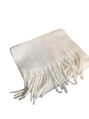 Женский плюшевый шарф, Electronics-12, 230x35 см, бежевый цена и информация | <p>Тапочки женские</p>
 | 220.lv