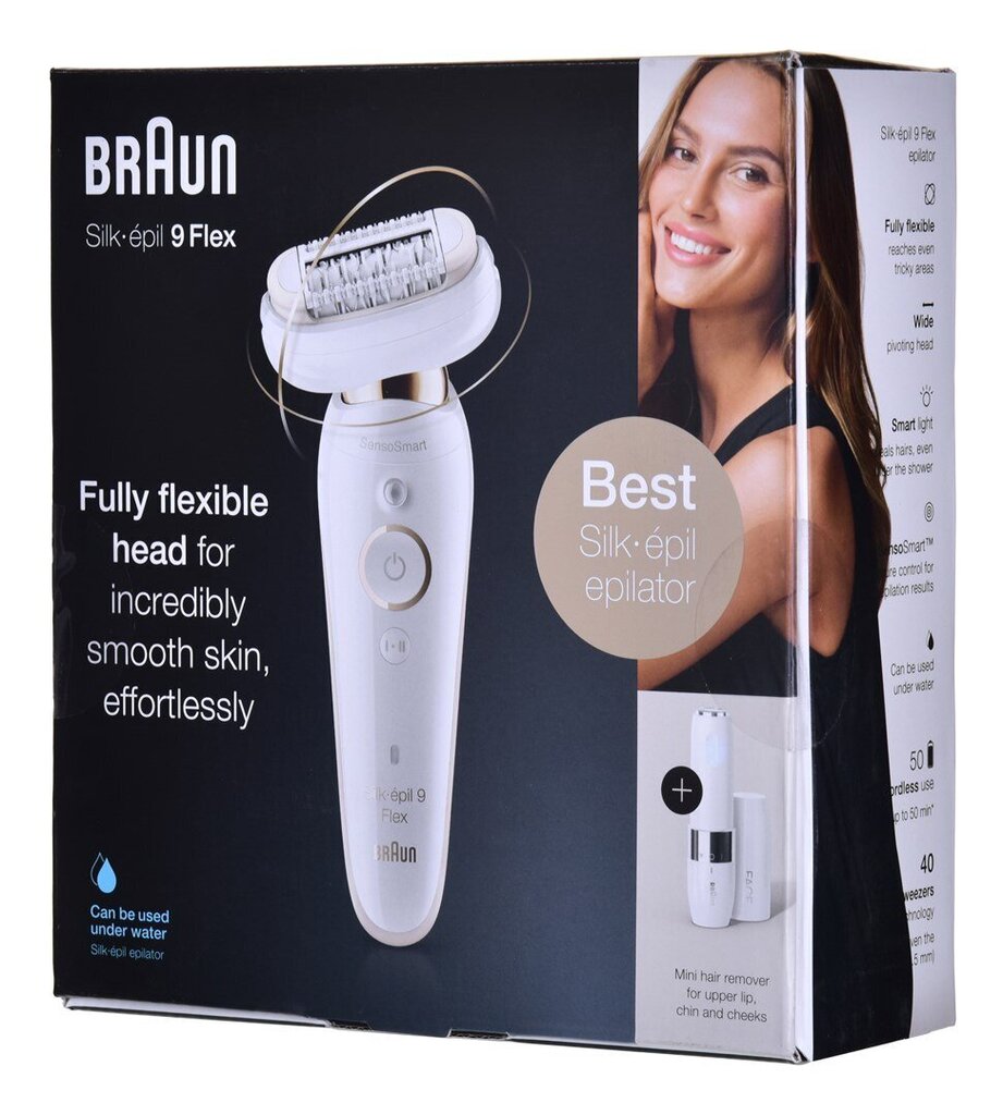 Braun Silk-épil 9 Flex 9005 cena un informācija | Epilatori | 220.lv