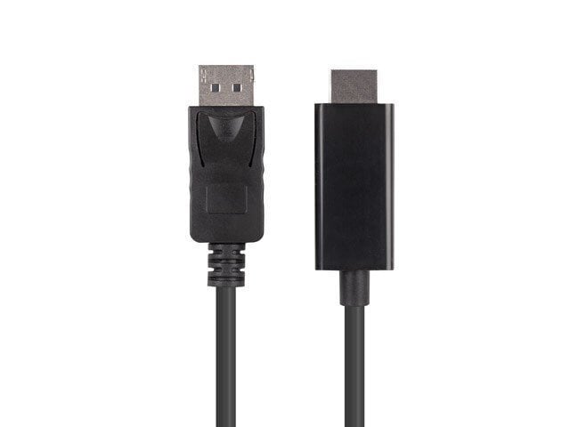 Lanberg, DisplayPort - Hdmi, 1 m cena un informācija | Kabeļi un vadi | 220.lv