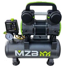 Gaisa kompresors MZB 9l 200L/min bez eļļas cena un informācija | Kompresori | 220.lv