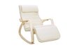 Šūpuļkrēsls LYY10M, balts цена и информация | Atpūtas krēsli | 220.lv