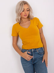 футболка em-ts-hs-20-13.17 темно-желтая цена и информация | Женские футболки | 220.lv