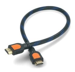 OEM, HDMI, 0,5 m cena un informācija | Kabeļi un vadi | 220.lv