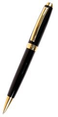 Шариковая ручка SYMPHONY, Cresco, чёрный/золотой sp. корпус, поворотный, в подарочной упаковке цена и информация | Письменные принадлежности | 220.lv