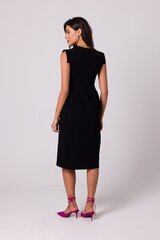 B262 Платье с завышенной талией - черное цена и информация | Платья | 220.lv