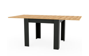 Izvelkamais galds Saturn 40, brūns/melns cena un informācija | Virtuves galdi, ēdamgaldi | 220.lv