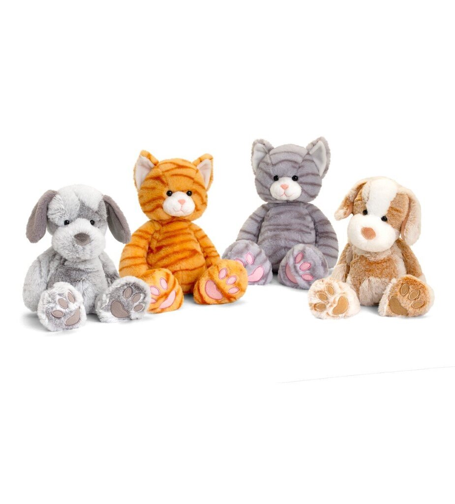 Keel Toys Love to Hug kaķi 25 cm cena un informācija | Mīkstās (plīša) rotaļlietas | 220.lv