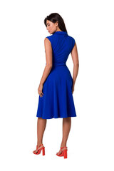 B261 Kokvilnas kleita, zila cena un informācija | Kleitas | 220.lv