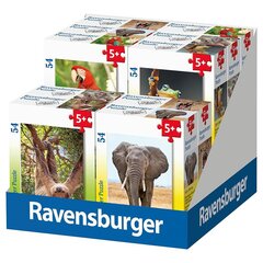 Ravensburger mini puzle 54 gab. Eksotiskie dzīvnieki cena un informācija | Puzles, 3D puzles | 220.lv