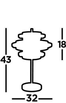 Searchlight galda lampa Hive EU6357BG cena un informācija | Galda lampas | 220.lv