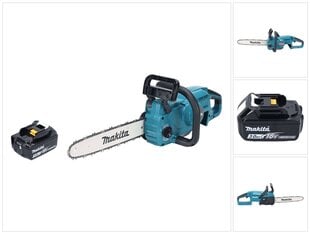 Makita DUC 357 FX2 akumulatora motorzāģis 18 V 35 cm 7,7 m/s + 1x akumulators 3,0 Ah - bez lādētāja cena un informācija | Zāģi, ripzāģi | 220.lv