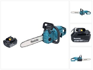 Makita DUC 357 MX2 akumulatora motorzāģis 18 V 35 cm 7,7 m/s + 1x akumulators 4,0 Ah - bez lādētāja cena un informācija | Zāģi, ripzāģi | 220.lv