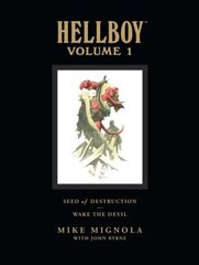 Hellboy Library Volume 1: Seed Of Destruction And Wake The Devil cena un informācija | Fantāzija, fantastikas grāmatas | 220.lv