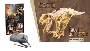 Игрушечный набор для раскопок динозавра - тираннозавра цена и информация | Развивающие игрушки | 220.lv