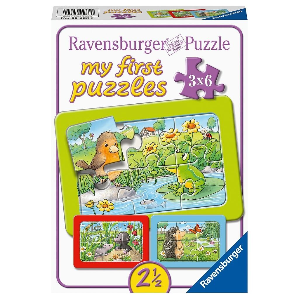 Ravensburger mana pirmā puzle 3x6 gab cena un informācija | Puzles, 3D puzles | 220.lv