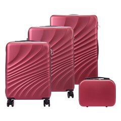 Набор чемоданов Gregorio W3002 S14/20/24/28 цена и информация | Чемоданы, дорожные сумки | 220.lv