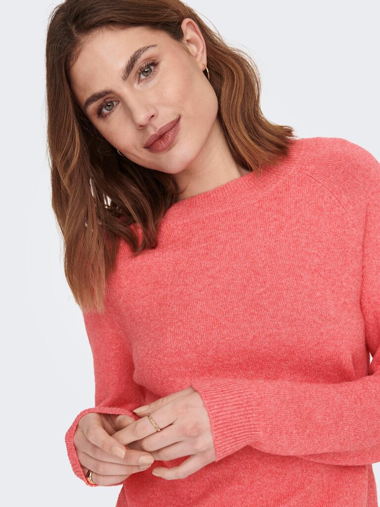 Only sieviešu džemperis 15204279*05, oranžs cena un informācija | Sieviešu džemperi | 220.lv