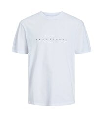 Jack & Jones t-krekls vīriešiem 12234746*02, balts cena un informācija | Vīriešu T-krekli | 220.lv