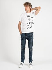 Les Hommes Джинсы - LKD320 512U | 5 Pocket Slim Fit Jeans - Синий  slim fit LKD320 512U | 5 Pocket Slim Fit Jeans цена и информация | Мужские джинсы | 220.lv