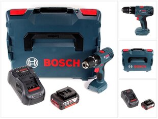 Аккумуляторная ударная дрель Bosch Professional GSB 18V-21 18В 55Нм + 1x аккумулятор 5,0 Ач + зарядное устройство + L-Boxx цена и информация | Шуруповерты, дрели | 220.lv