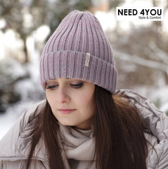 Sieviešu cepure Need 4You, violeta цена и информация | Женские шапки | 220.lv
