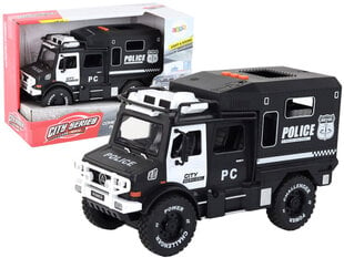 Policijas automašīna 1:14 Lean Toys, melns цена и информация | Игрушки для мальчиков | 220.lv