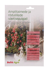 Mēslojuma kociņi augiem un balkona puķēm, Baltic Agro, 10 gab cena un informācija | Beramie mēslošanas līdzekļi | 220.lv