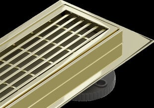 Dušas noteka Mexen Flat M33, Gold, 70 cm cena un informācija | Dušas trapi | 220.lv