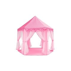 Bērnu telts Kruzzel, rozā, 135x135x140 cm cena un informācija | Bērnu rotaļu laukumi, mājiņas | 220.lv