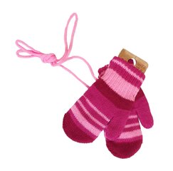 Детские варежки Knitas, бордовый/фуксия 185607*05-005 цена и информация | Шапки, перчатки, шарфы для девочек | 220.lv