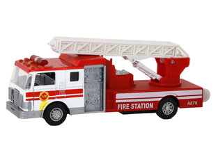Пожарная машина с лестницей и звуковыми эффектами цена и информация | Игрушки для мальчиков | 220.lv
