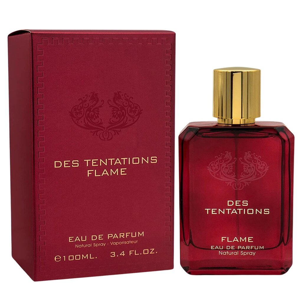 Parfimērijas ūdens Fragrance World Des Tentations Flame EDP vīriešiem, 100 ml cena un informācija | Vīriešu smaržas | 220.lv