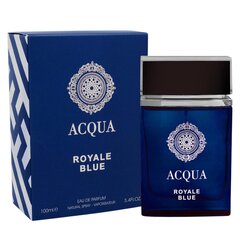 Parfimērijas ūdens Fragrance World Acqua Royal blue EDP vīriešiem, 100 ml cena un informācija | Vīriešu smaržas | 220.lv