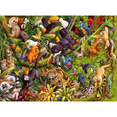 Ravensburger puzle 200 gabali Tropu lietus mežs cena un informācija | Puzles, 3D puzles | 220.lv
