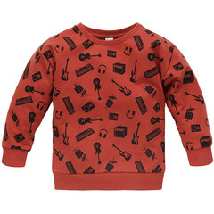 Džemperis Let's Rock, sarkans 1-02-2310-02-1080 cena un informācija | Džemperi, vestes, jaciņas zīdaiņiem | 220.lv