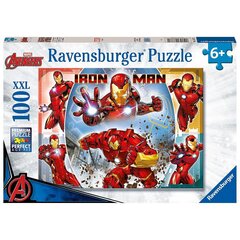 Ravensburger puzle 100 gabali Marvel Iron Man cena un informācija | Puzles, 3D puzles | 220.lv